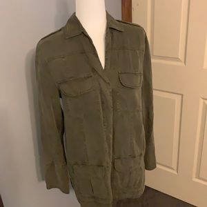 Willow & Clay military style button top.